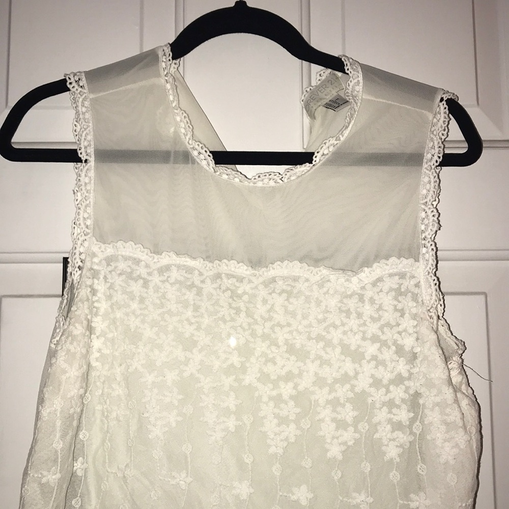 White tank blouse